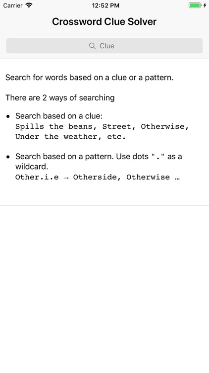 Crossword Clue Solver