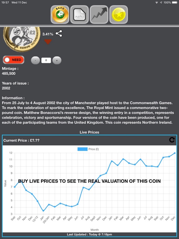 CoinsUK iPad screenshot 9 - Productivity app