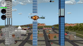 City Copter - Skill game screenshot