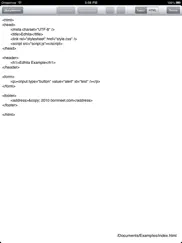 Текстовый редактор web и html. айпад изображения 2