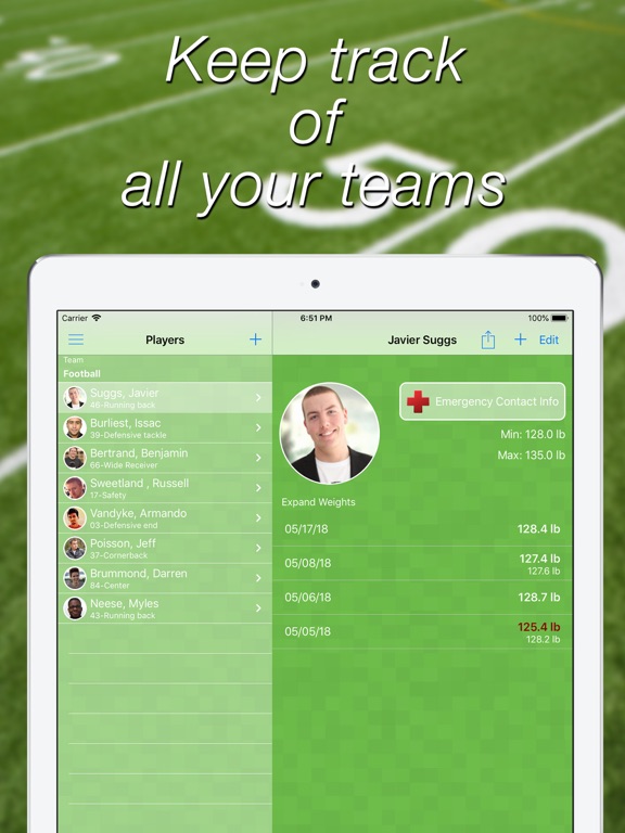 Screenshot #4 pour Sports Weight Tracker