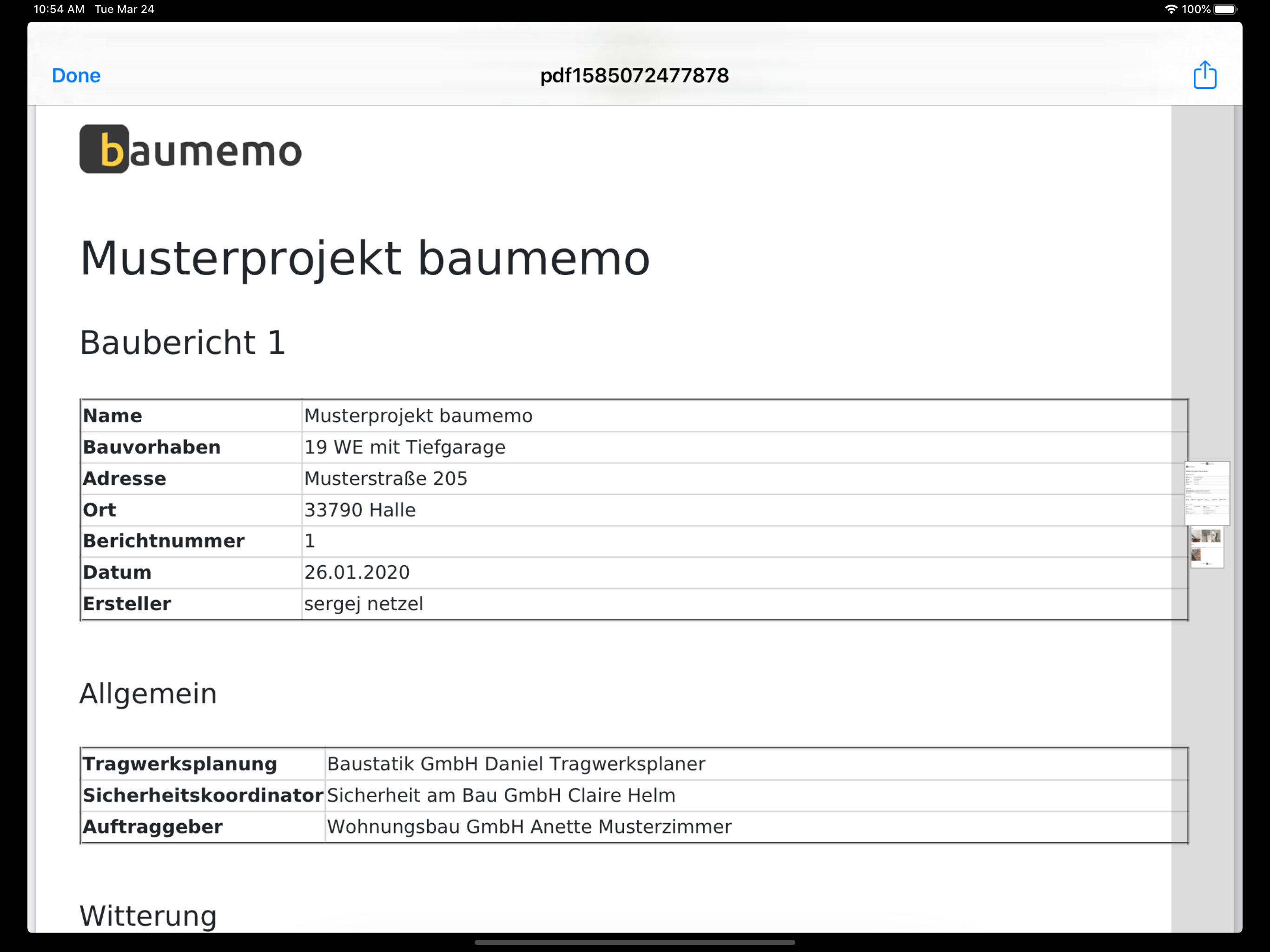 baumemo