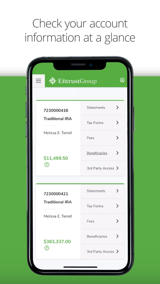 #2. Entrust Self-Directed IRA (iOS) 由: Entrust Administration, Inc.
