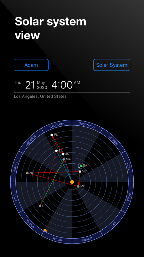 Time Nomad Astrology Charts App Store screenshot 7