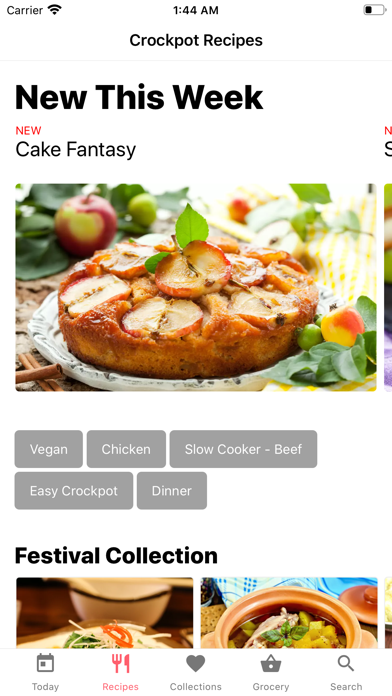 Crockpot Recipes-Meal Planner Screenshot