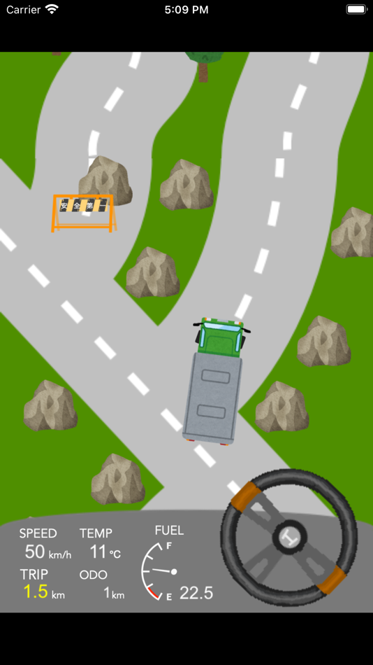 #4. Happy Drive (iOS) 由: Kazuo Hirata