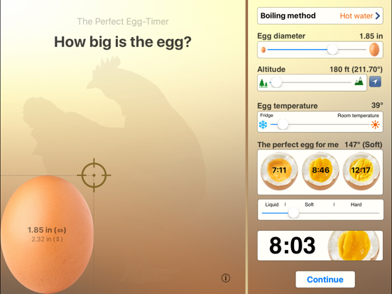 Screenshot #1 for The perfect Egg timer