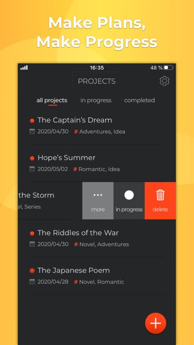 Story Planner for Writers Screenshot