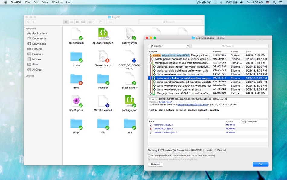 SnailGit: Git for Finder - 1.10.5 - (macOS)