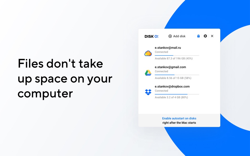 #6. Disk-O: Your cloud manager (macOS) 由: VK LLC