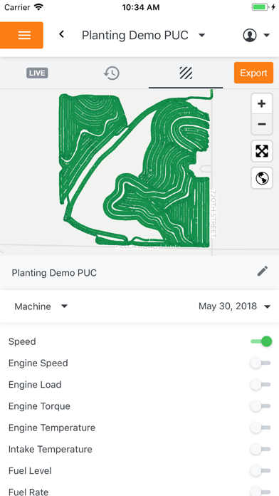 Farmobile DataEngine Screenshot