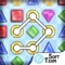 Connect groups of identical diamonds by sweeping across
