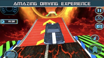 Stunt Car: Fire Volcano Road screenshot 3