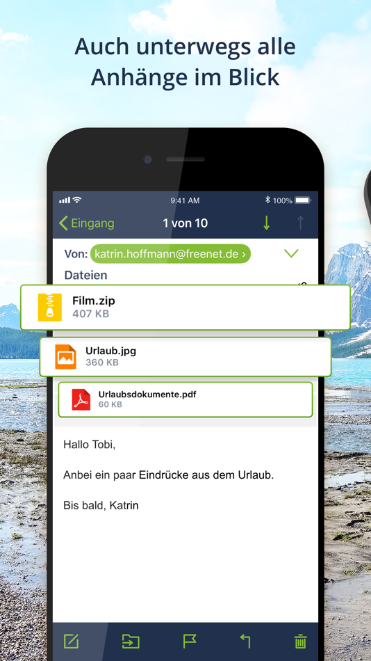 #3. freenet Mail (iOS) 由: freenet.de GmbH