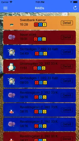 Game screenshot PokeRAIDchat apk