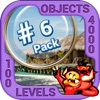 Pack 6 - 10 in 1 Hidden Object icon