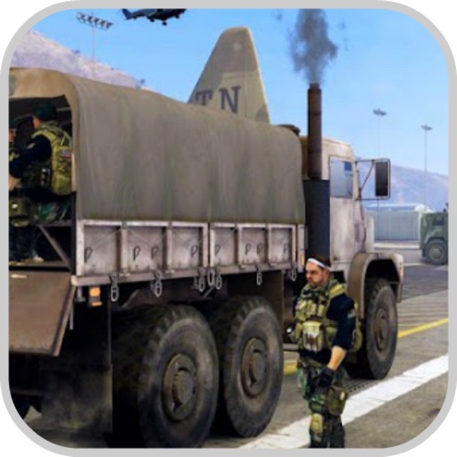 Army Cargo Truck Mission 3D Icon