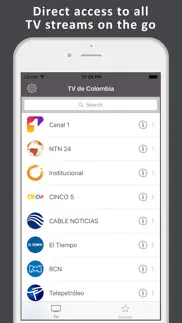 tv de colombia - tv colombiana iphone screenshot 1