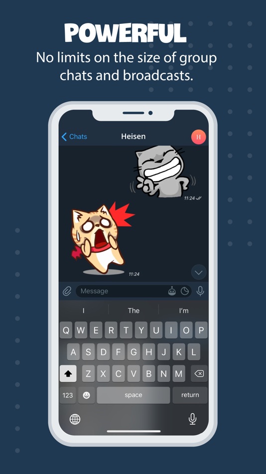 #5. Tele Messenger Chat Secure (iOS) 由: Hoan Ngo Quoc
