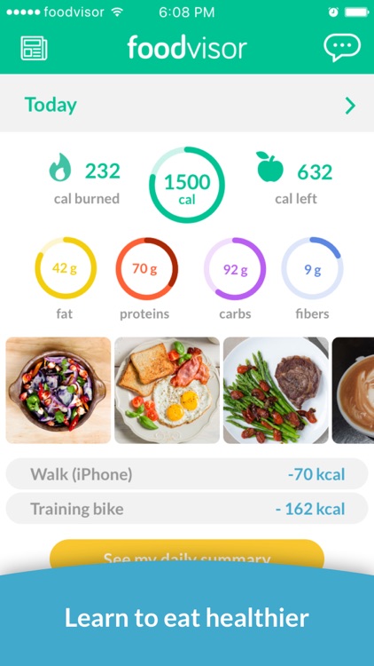 Foodvisor - Calorie Counter screenshot-0