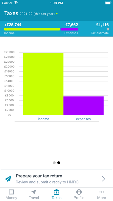 untied - personal tax app Screenshot