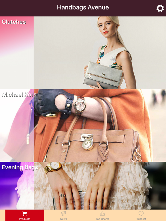 Handbags Avenue iPad screenshot 1 - Shopping app