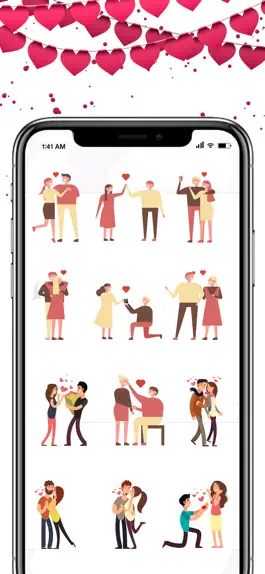 Game screenshot Animated Cute Couple Love hack