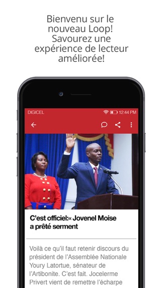 Screenshot #1 pour Loop – L’actualité Haïtienne