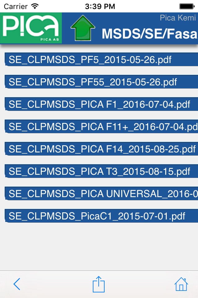 Pica Datasheets screenshot 3