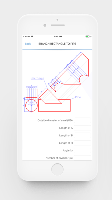 Pipe Cutting Calculator Screenshot