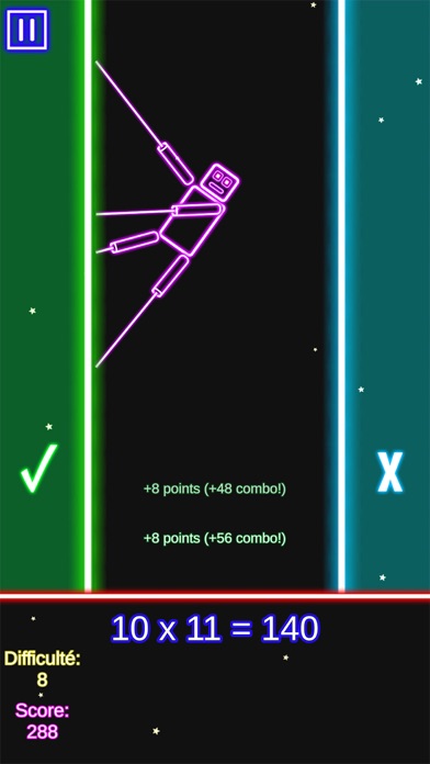 Screenshot #3 pour Jeu Laser à thème Mathématique
