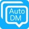 With this app you can set and edit direct messages which can be delivered to your followers automatically
