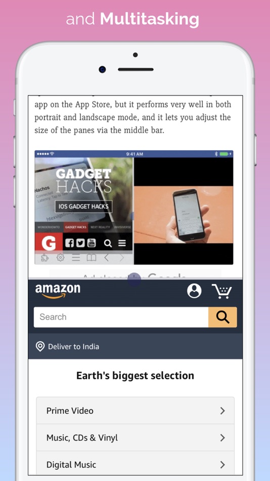 #6. Split Screen Multitasking View (iOS) 由: vishnu rao