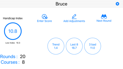 Golf Handicap Companion Screenshot