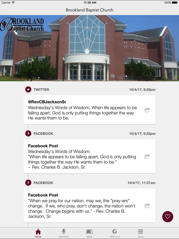 Screenshot #5 pour Brookland Baptist Church
