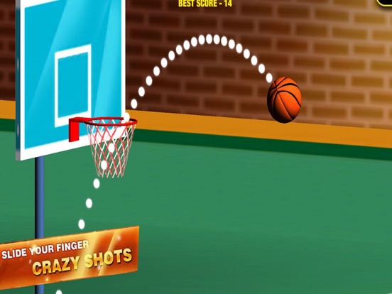 Screenshot #4 pour Basketball Flick Finger Legend