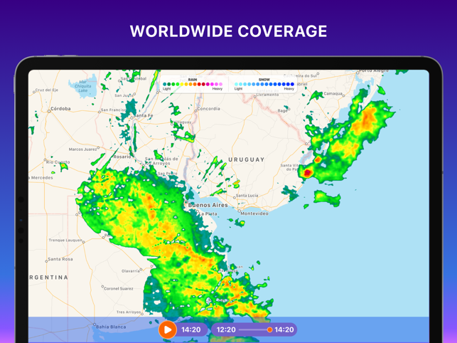 ‎RAIN RADAR ° live weather maps Screenshot