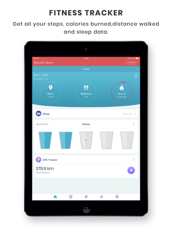 Screenshot #4 pour MevoFit Fitness Tracker App