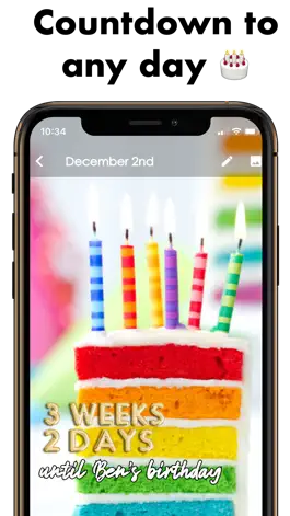 Game screenshot Birthday Countdown by Parade mod apk