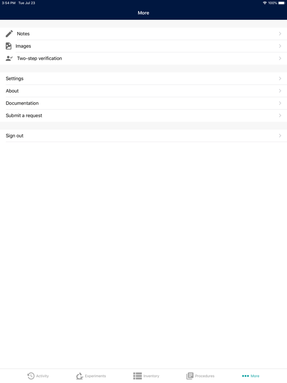 eLABJournal iPad screenshot 6 - Productivity app