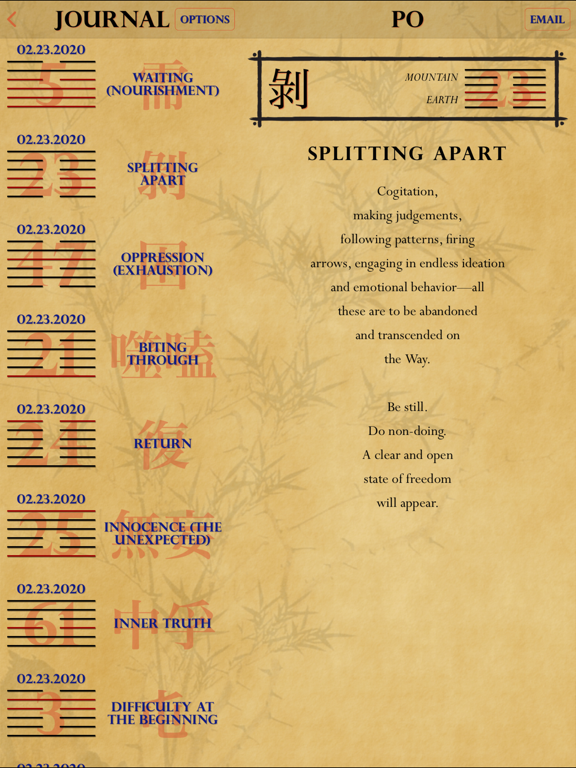 Wei Wu Wei Ching iPad screenshot 9 - Lifestyle app