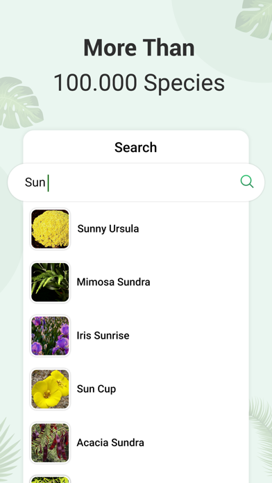 Plant Identifier and info Screenshot