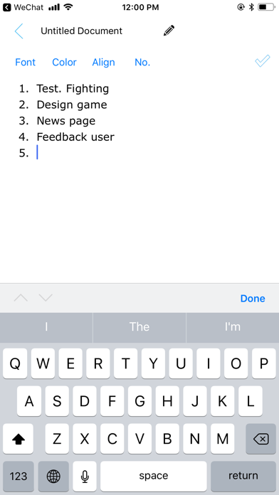 App screenshot