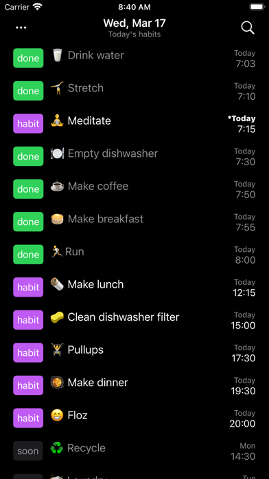 Flat Habits Screenshot