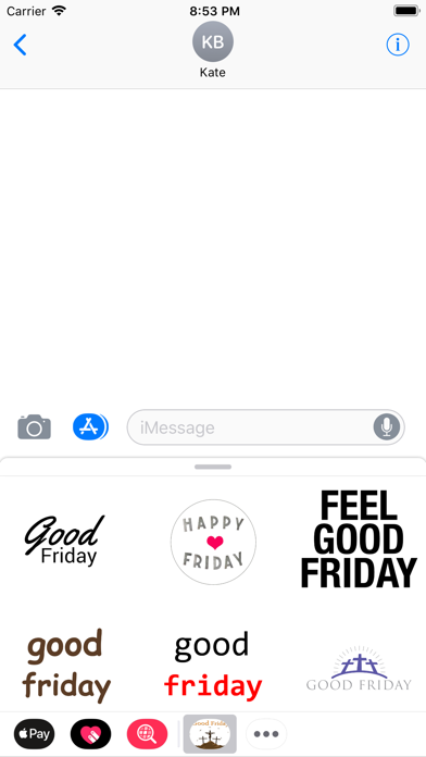 How to cancel & delete Good Friday Stickers 2018 from iphone & ipad 1