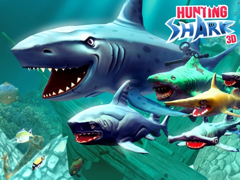 ハングリーモンスターシャーク：サメのサバイバルとハントのおすすめ画像1