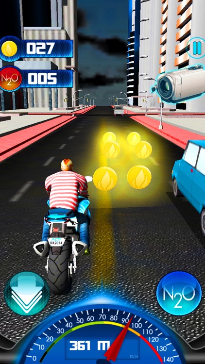 Highway Rider City Moto Racer screenshot-4