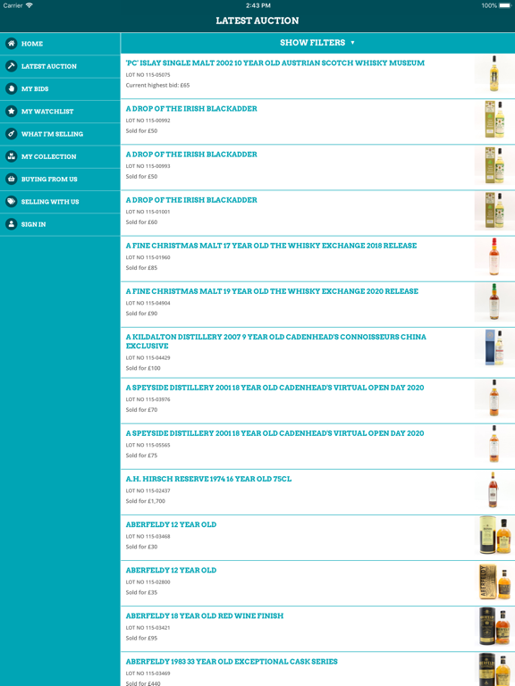 Screenshot #5 pour Scotch Whisky Auctions