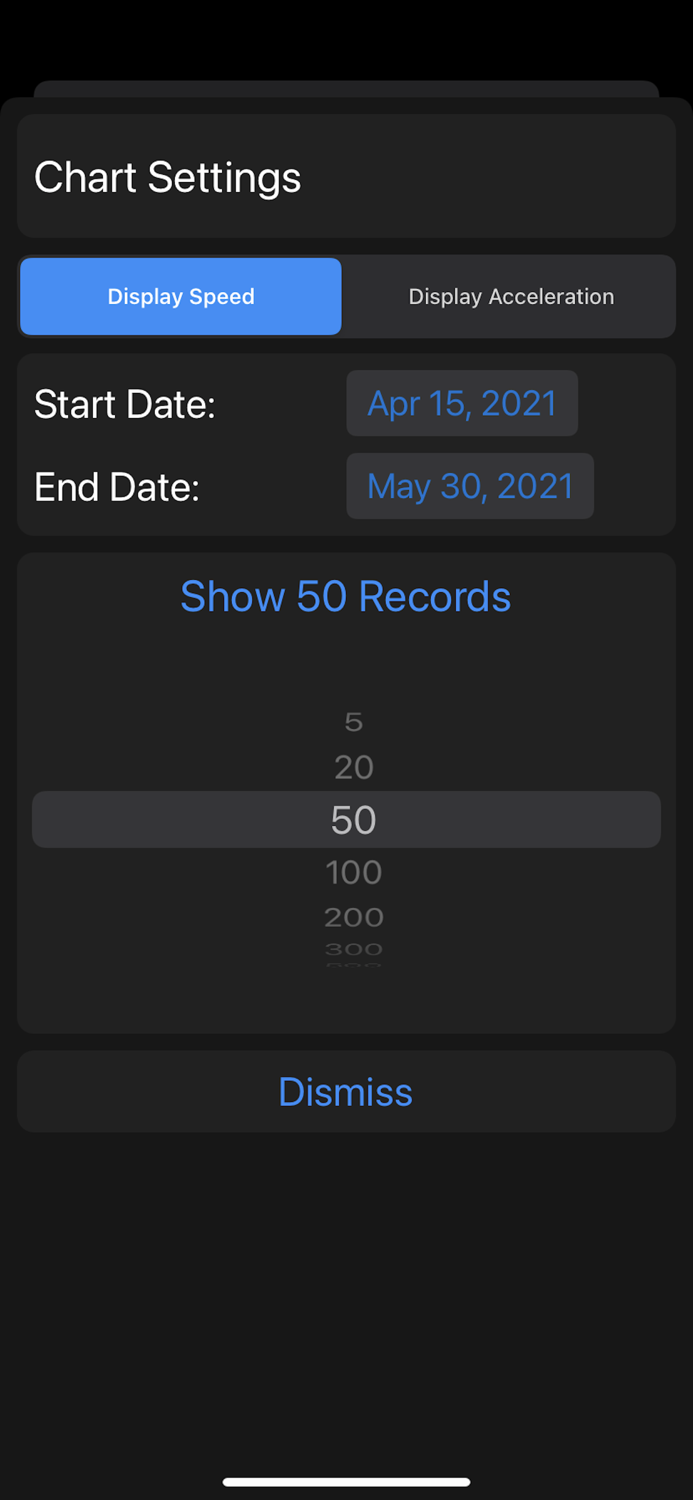 Arm Speed Analyzer for Watch