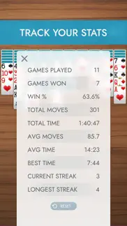 ⋆spider solitaire: card games iphone screenshot 4
